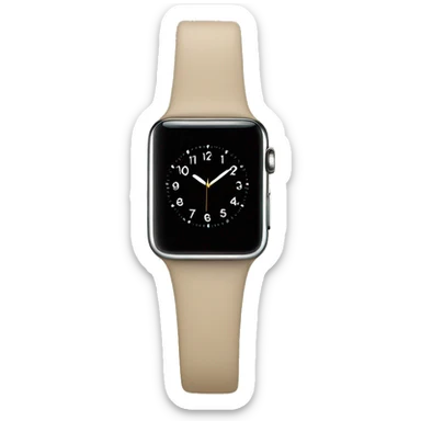 Iwatch beige band sticker