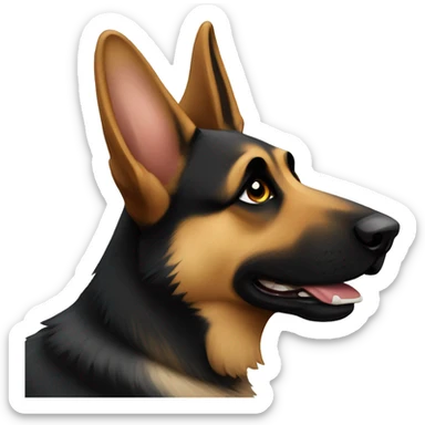 German shepherd  sticker