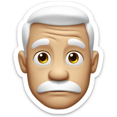 Popeye avec un gros bras avec un teint de peau marron claire  sticker