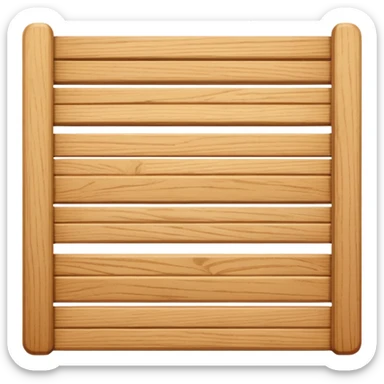 bed slats sticker