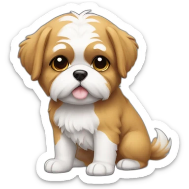 shitzu cute sticker