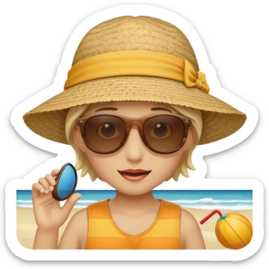 Vacation time  sticker