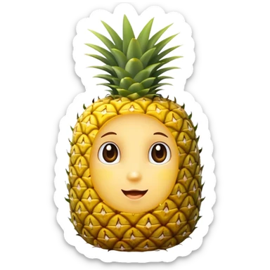 Pineapple sheera sticker