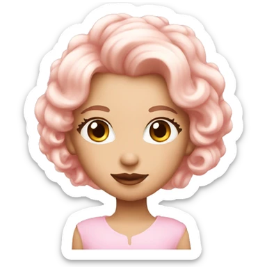 Light Pink Coquette  sticker