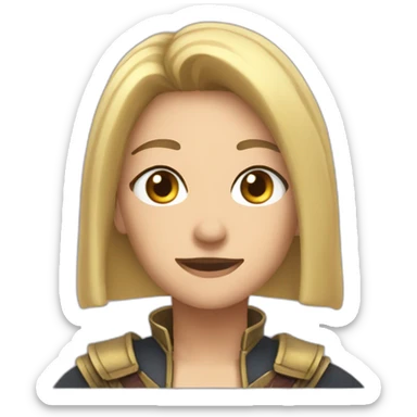 Joanne of arc knight sticker