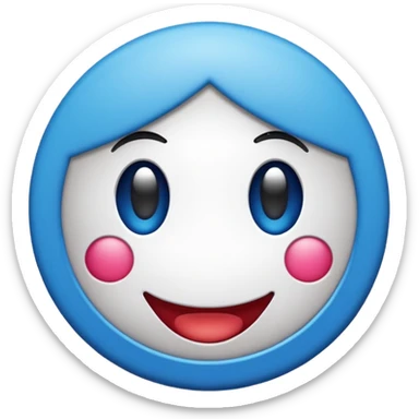 emoji de selo verificado do instagram, círculo azul, check branco no centro, estilo emoji oficial, fundo limpo, alta qualidade sticker