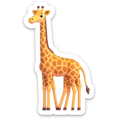 Giraffe sticker