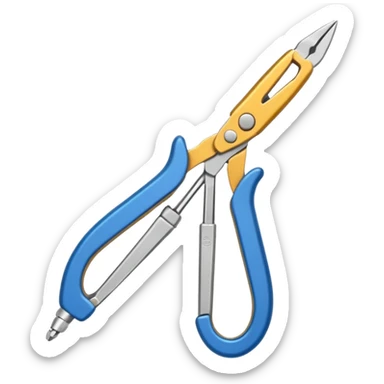 bent nose Pliers sticker