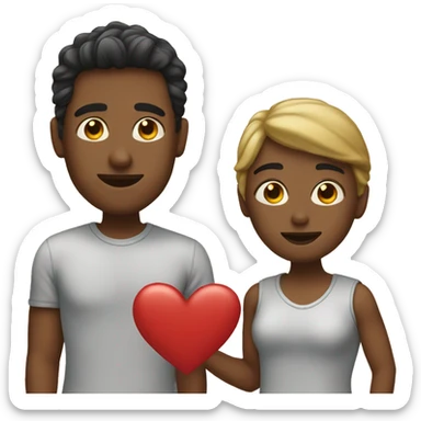 love with man sticker