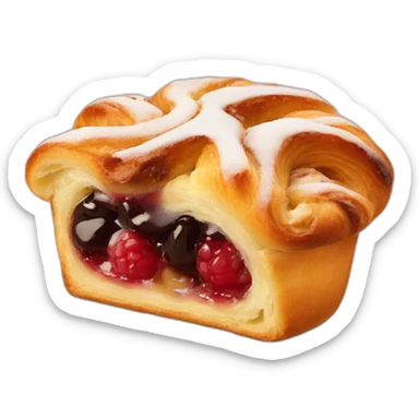 danish pastry sticker