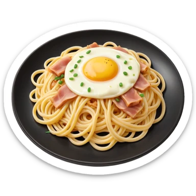 anime gothic carbonara spaghetti sticker