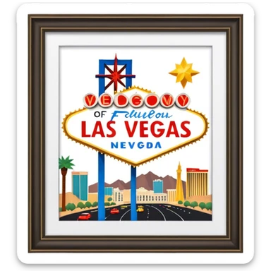Las Vegas sticker