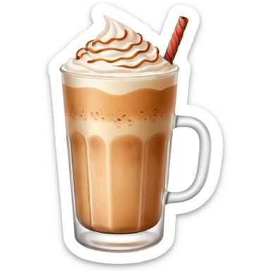Iced chai latte sticker
