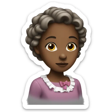 Little miss  sticker