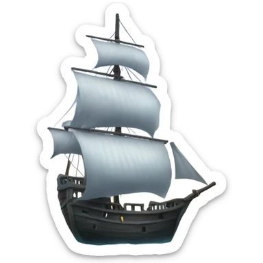 ghost ship sticker
