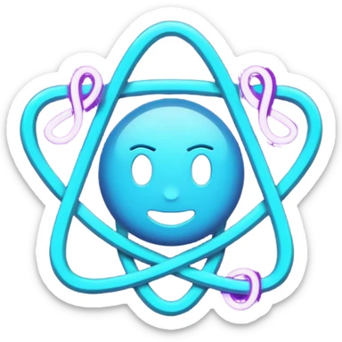 futuristic minimalistic emoji icon, glowing letters "SANG" made of three neon lines merging together, representing Storm, Atom and NoizeGames, neon purple (#8B5CF6) and cyan (#00E0FF) glow, dark tech background, unity and energy vibe, 1:1 aspect ratio sticker