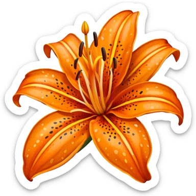 Tiger lily  sticker
