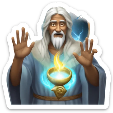 Gnostic Priest, Sage, Shaman of the light of Christ. Patronus charm sticker