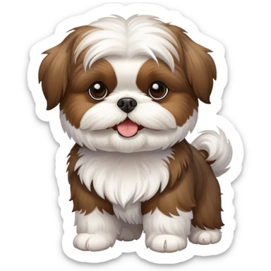 Shitzu dog sticker