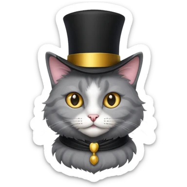 Кот маг sticker