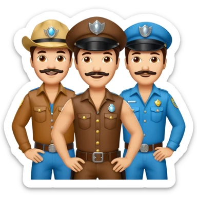 The village people sticker