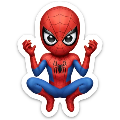 Spiderman cute sticker