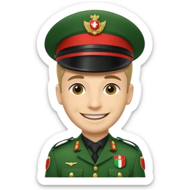 Create an emoji of italian carabinieri sticker