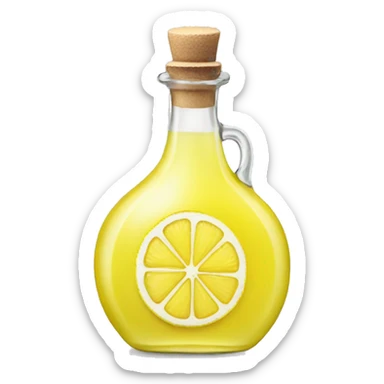 a single bottle of limoncello sticker