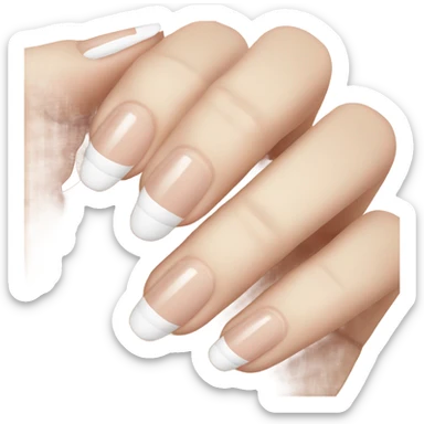 French nails  sticker