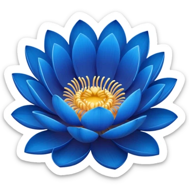 Blue lotus  sticker