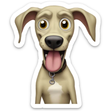 Courage the cowardly dog sticker