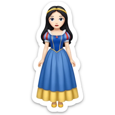 snow white full sticker
