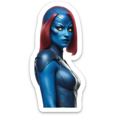 mystique xmen sticker
