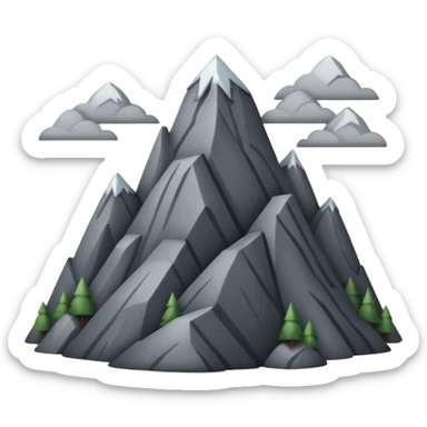 Dark Grey Mountain from Film Studios sticker