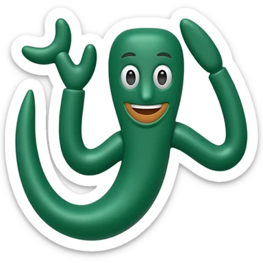 Gumby sticker