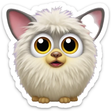 Furby pet  sticker