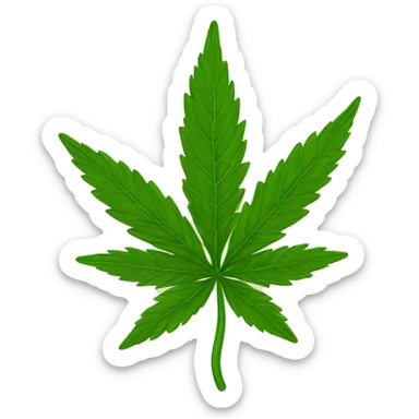 Weed joint sticker