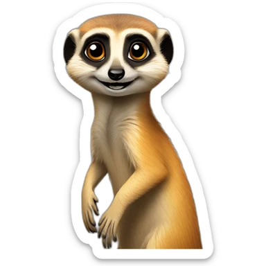 Timon meerkat sticker