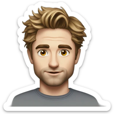 robert pattinson sticker