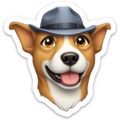 detective dog sticker