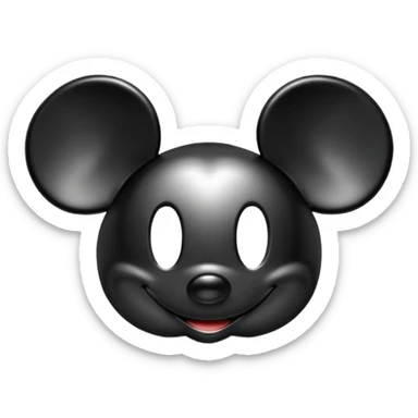 mickey mouse ears sticker