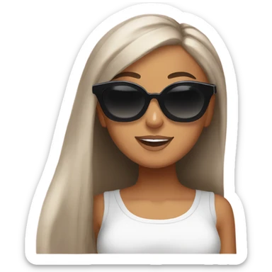 Ariana Grande with sunglasses  sticker