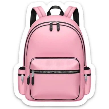 Pastel pink backpack  sticker