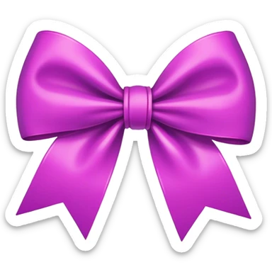 Preppy bow sticker