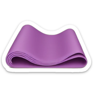 Yoga mat sticker