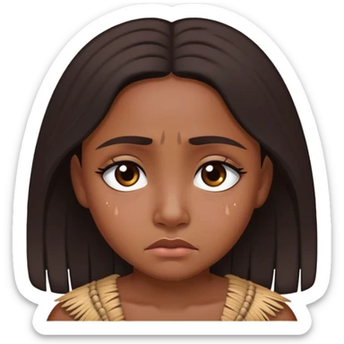 Pua triste sticker