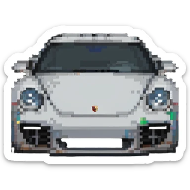 porsche sports car sticker