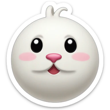 moogle head sticker