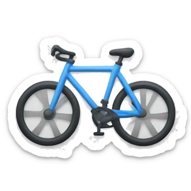 A bike pedal sticker