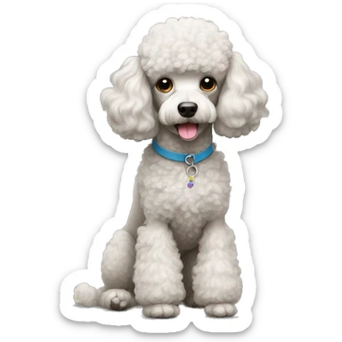 poodle sticker